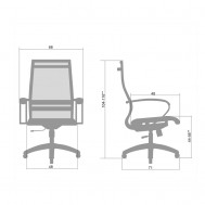  Кресло Метта SK-2-BK Комплект 10 купить в каталоге - Иконка 3