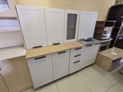Кухня "Грация" белое дерево 1,8 картинка
